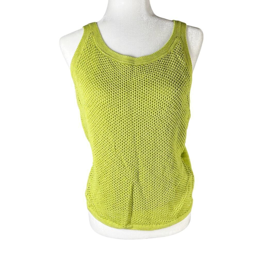 NIC+ZOE Mesh Stitch Soft Knit Tank Top Layering Base Casual Size XL